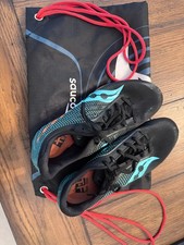 Size 7.5 - Saucony Spitfire 5 Black Cool Mint W picture
