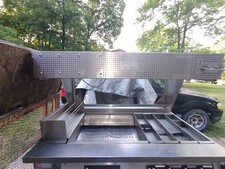 marshall air RR5-485RT fry dump station with cabinet and overhead shelf picture