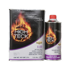 High Teck 8100 Overall 2K Clearcoat GALLON KIT With Medium 8102 Hardener picture