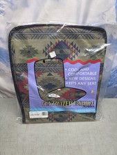 🔥 Vtg Saddleman Southwest Wire Seat Cushion 03574-02 Aztec NOS Truck Carseat picture