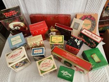 VINTAGE AVON Christmas Ornaments Lot Of 15. Bonus Of 3 More. NEW IN BOXES.  picture