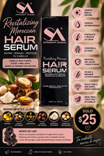 Straight Ahead Revitalizing Moroccan Hair Serum Argan Keratin Biotin 1.69oz picture