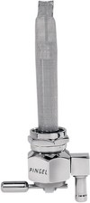 Pingel Power-Flo Petcock Fuel Valve 22mm Chrome 6000 Series picture