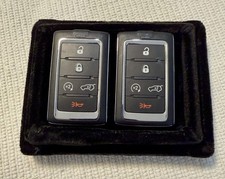 (2) OEM Jeep Grand Cherokee Smart Key Fob 5-Button 68577124AB 2BAHD-KFW1 24-26 picture