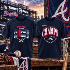 SO HOT  2026 Atlanta Braves Postseason Clinched MLB Baseball T-Shirt Fan Shirt picture
