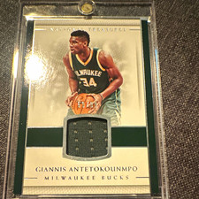 2016-17 Panini National Treasures Material Treasures Giannis #4 /99 (MEM) picture
