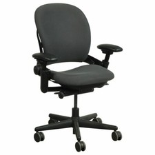 Steelcase Leap V1 Chair, -Open Box- Fully Loaded Black Fabric picture