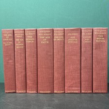 Will & Ariel Durant The Story of Civilization 8 Vol Hardcover Book Lot Vintage picture
