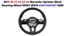 2019 20 21 22 23 24 Mercedes Sprinter Black Steering Wheel W907 W910 A9074604001 picture