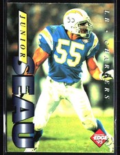 1995 Collector's Edge #2 Junior Seau Junior Seau SackASeau Promos picture