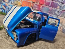 Jada Just Trucks 1956 Ford F-100 Blue 1:24 Diecast Truck NO BOX picture