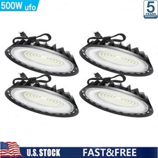 4Pack 500W UFO Led High Bay Light Industrial Commercial Warehouse Led Shop Light picture