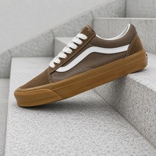 Vans LX Old Skool Brown White D560E0 Men's New picture