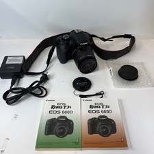 Canon EOS Rebel t3i Camera 18-55mm Lens With Battery & Charger Tested Works picture