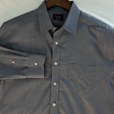 UNTUCKit Wrinkle Free Button Up Long sleeve Shirt Gray Men’s Size Medium picture