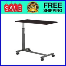Drive Medical Adjustable Overbed Table Non-Tilt Silver Fast Ship USA picture