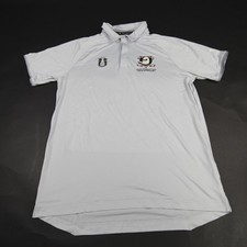  Anaheim Ducks Fanatics Polo Men's Light Gray Used Multiple Sizes picture