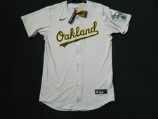 Authentic Oakland Athletics A's Vapor Elite Road Gray Jersey 44 Reg.$355 picture