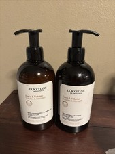 NEW L’Occitane Volume & Strength Shampoo & Conditioner Treatment Pump Bundle Set picture