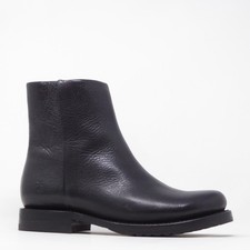 Frye Veronica Inside Zip Bootie Womens Black Leather Side Ankle Boots Size 6.5 picture