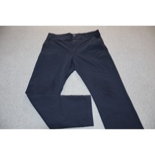 J.Crew Tech Pant Men 35x30 Navy Blue Athletic Fit Stretch Cotton-Nylon Golf picture