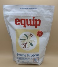 Equip Prime Protein Vanilla Grass-Fed Beef Isolate 1.67 lb Exp 06/2028 picture