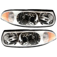 Driver and Passenger Side Headlight Halogen For Buick Lesabre 2000-2005 Limited picture