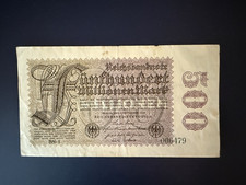1923 GERMAN 500,000,000 MARK BANKNOTE P110 picture