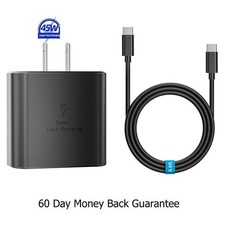 45W Power Adapter Fast Charger For Samsung Galaxy S26/25/24/23/22 Type C cable picture