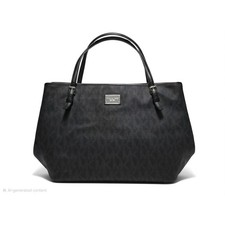 Authentic Michael Kors Signature Tote Bag & Matching Wallet Bundle Set picture