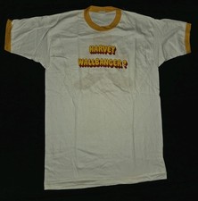 Vtg 1970s Harvey Wallbanger Cocktail Recipe Tee Champion Ringer T-Shirt 20