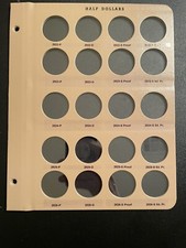 Dansco album #8167: Kennedy Half Dollars, Page 3, 2022-2026 PDSS, Brand New picture