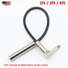 1ft /3ft /6ft 6.35mm Female to 1/4