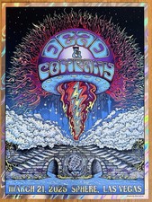 Grateful Dead Dead & Company Poster 3/21/2025 Sphere Las Vegas 24x18 Mike 40/350 picture