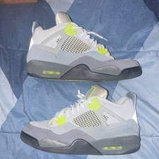 Jordan Air Jordan 4 Retro SE Neon 95 Cool Grey/Volt Men’s US 11.5 CT5342-007 picture