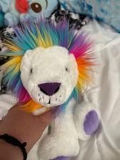 Pride Lion Plush Rainbow Aurora World 8.5