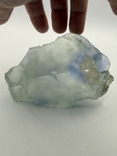 11.2cm Large Icy Fluorite with Purple Phantoms – Xia Yang Mine, Fujian, China picture
