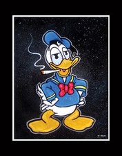SMOKIN' DONALD limited EDITION print RT VEGAS signed original marijuana disney picture