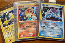 Pokemon Raikou/Entei/Suicune NM Diamond & Pearl Secret Wonders Cracked Ice Holo picture