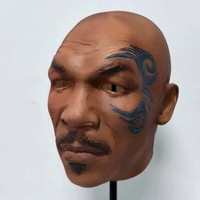Mike Tyson Iron Mike Latex Mask Halloween Cosplay Party Funny Costume Realistic picture