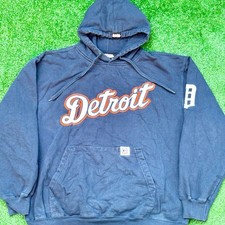 MLB Genuine Merchandise x Stitches Athletic Gear Detroit Pullover Hoodie Vintage picture