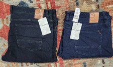 (2) PAIR TOMMY BAHAMA BORACAY MENS JEANS (Blue & Dark Blue) Stretch Denim 42x34 picture