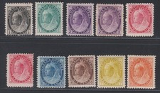 Canada 1898-1902 QV Portrait Series SG#150-165 MH aVF/XF A2560 picture