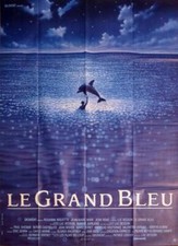 THE BIG BLUE - BESSON / DIVING / DOLPHIN - LE GRAND BLEU - ORIGINAL MOVIE POSTER picture