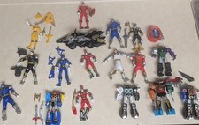 Vintage Power Rangers Wild Force Lot Complete + Megazords + weapons Bandai 2002 picture