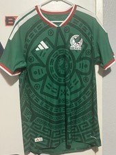 Selección Mexicana World Cup 2026 Authentic Home Green Soccer Jersey Men Sz L picture