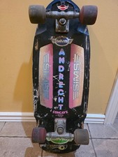 Vintage 80s Sims Skateboard Dave Andrecht Pro Model  picture