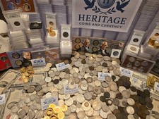 ESTATE SALE, OLD COINS, GOLD, .999 SILVER BARS, BULLION, RARE U.S. BILLS, PROOFS picture