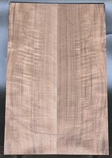 Walnut Droptop-Bookmatched-Glued Up-Luthier Wood 20