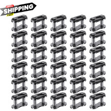 PAGOW 30pcs 40 Roller Chain Connecting Links, Master Connector #40  picture